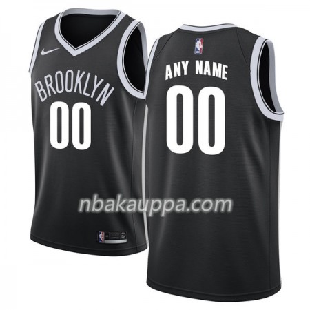 Brooklyn Nets Custom Nike 2017-18 Musta Pelipaidat Swingman - Miesten